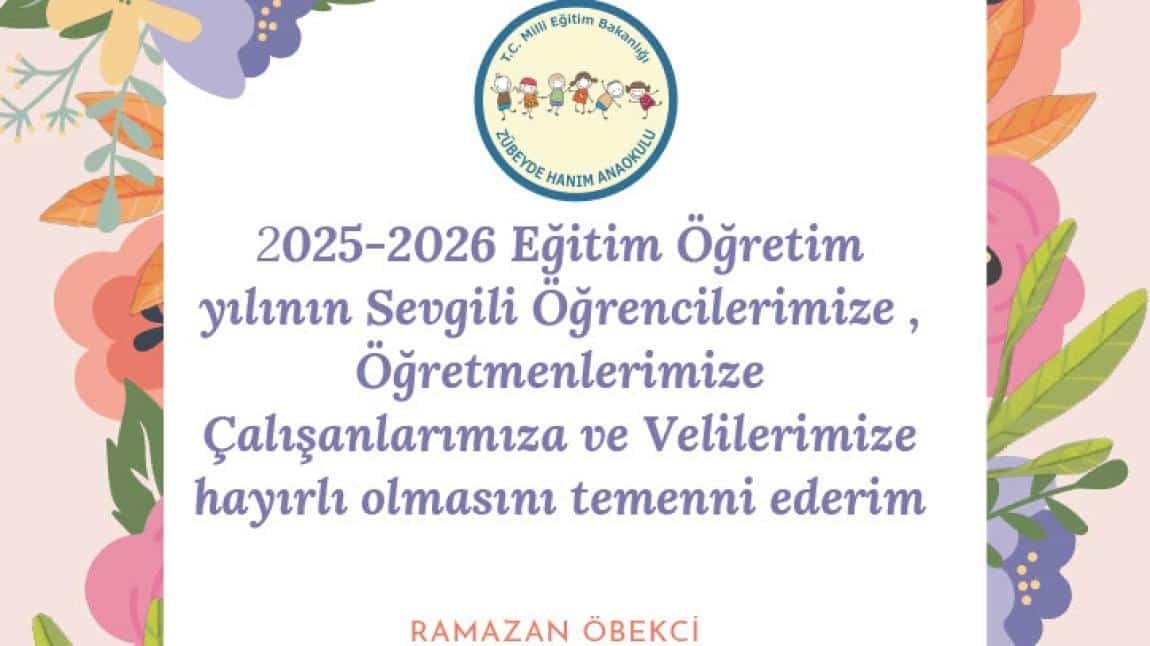 2025-2026 Eğitim Öğretim Yılı :))